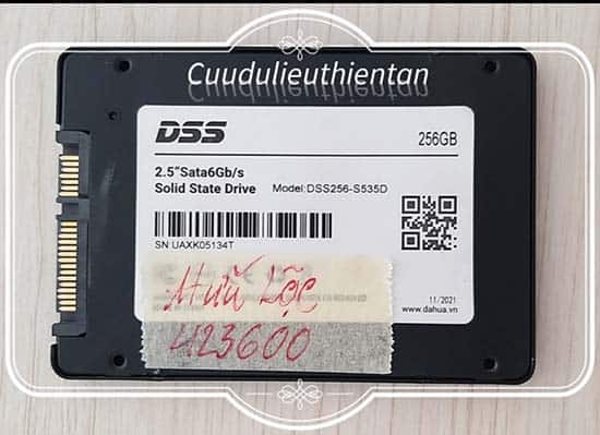 Cứu dữ liệu ổ cứng SSD DSS256-S535D bị lỗi firmware. Cứu dữ liệu Biên Hòa.