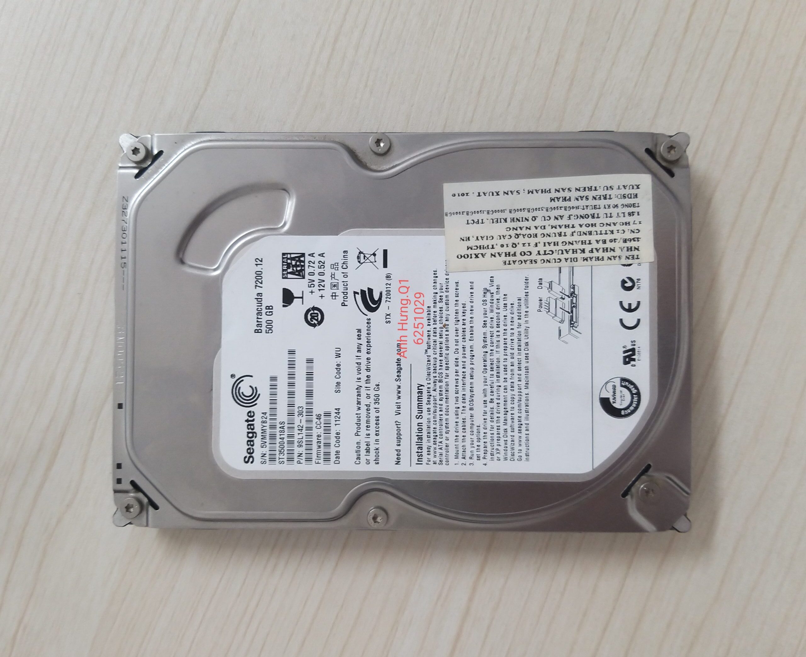 Khôi phục dữ liệu tại Quận 1 TpHCM