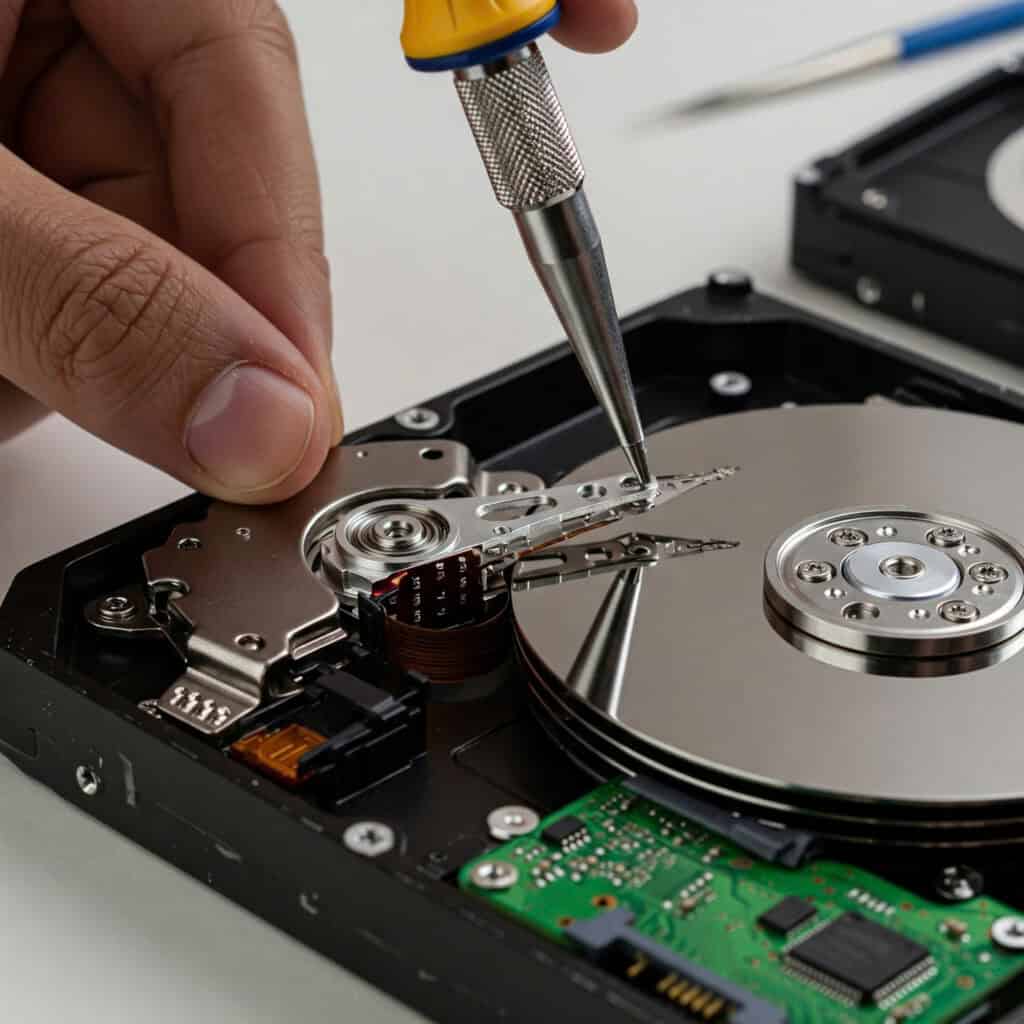 Cứu dữ liệu ổ cứng HDD không quay