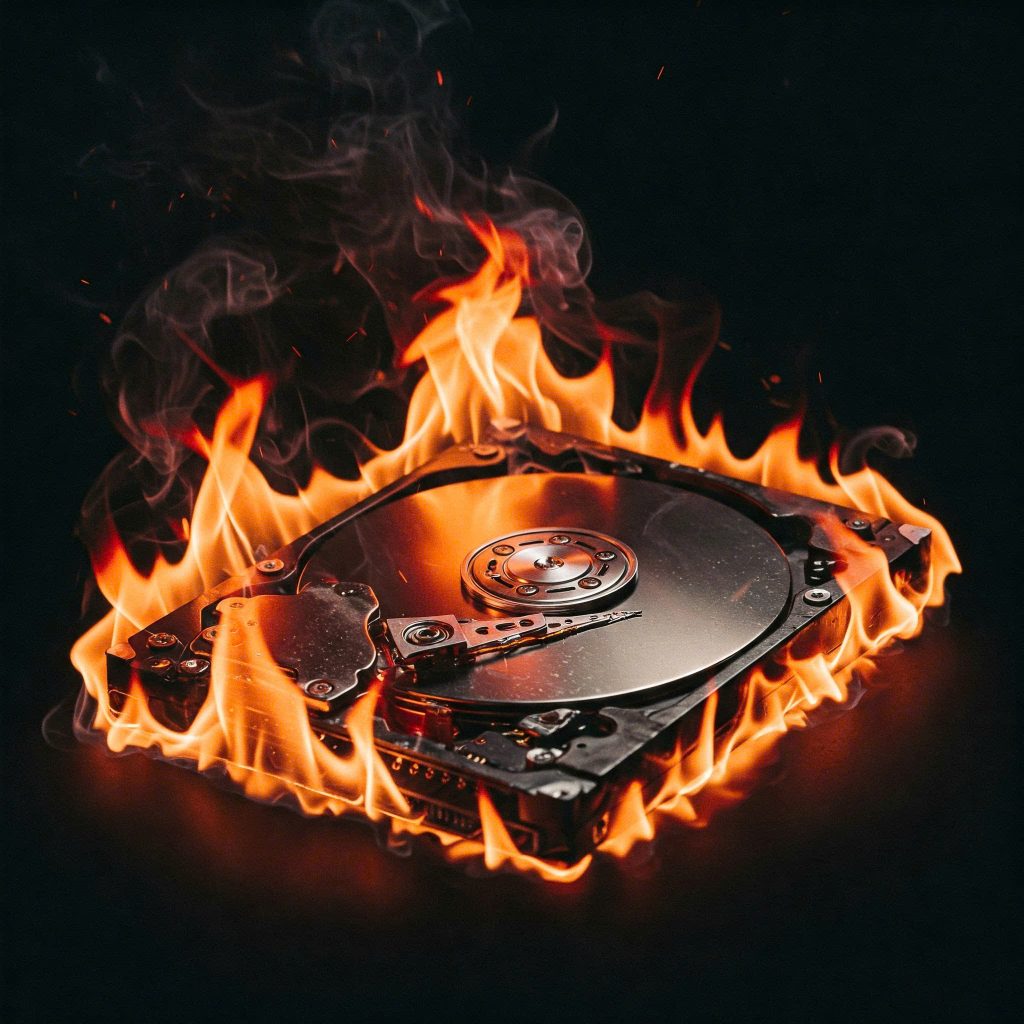 Khôi phục dữ liệu ổ cứng bị cháy