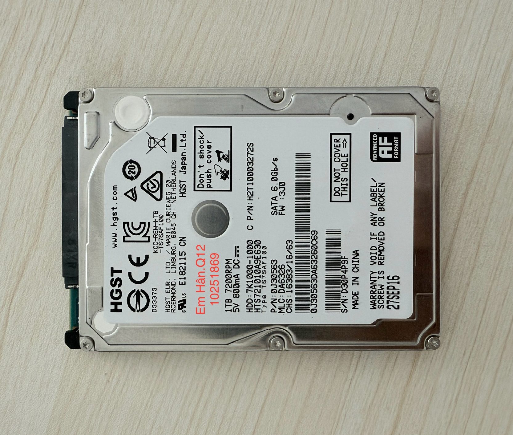 Phục hồi dữ liệu tại Quận 12