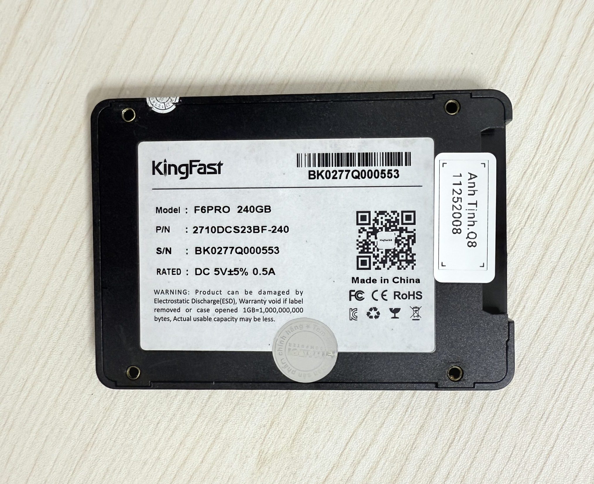 Khôi phục dữ liệu Quận 8 TpHCM